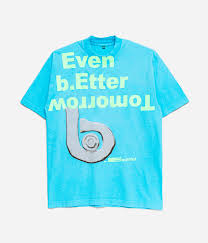 b.E Evan Better Tomorrow T Shirt Pool by b.eautiful sold at nation Osaka.