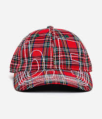 B.e Hat Red Plaid by unknown sold at nation Osaka.
